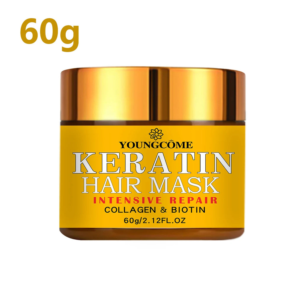 Biotin Collagen Keratin Hair Mask – Deep Repair & Nourishment