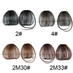 WIGSIN Clip-In Synthetic Bangs – Short Straight Hairpiece