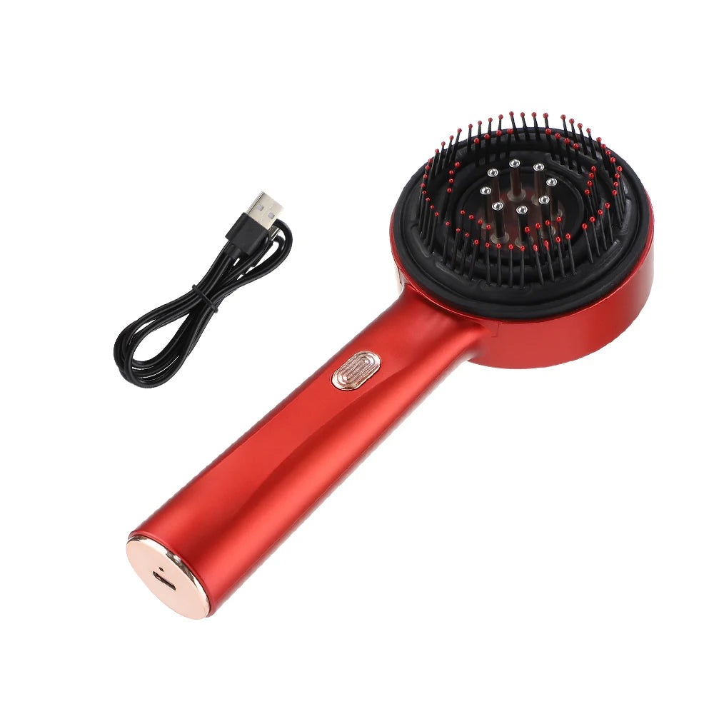 Electric Scalp Massager with Red Light Therapy