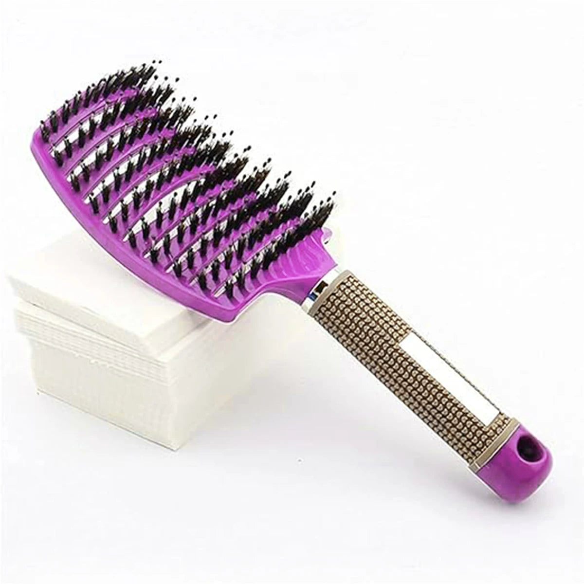 Boar & Nylon Hair Brush – Scalp Massage & Detangling