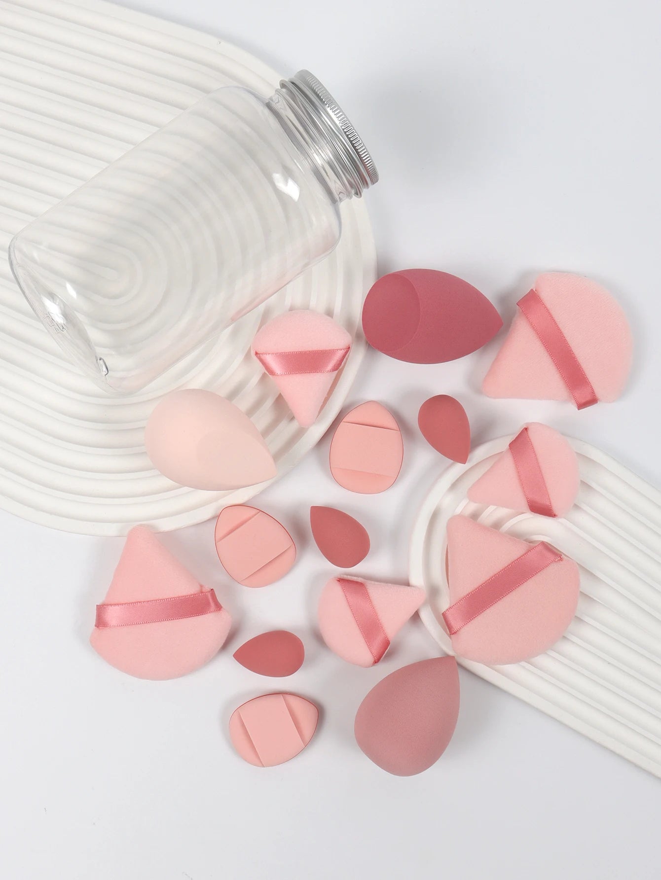 The Glow-Up Bundle: 15-Piece Precision Sponge & Powder Puff Collection