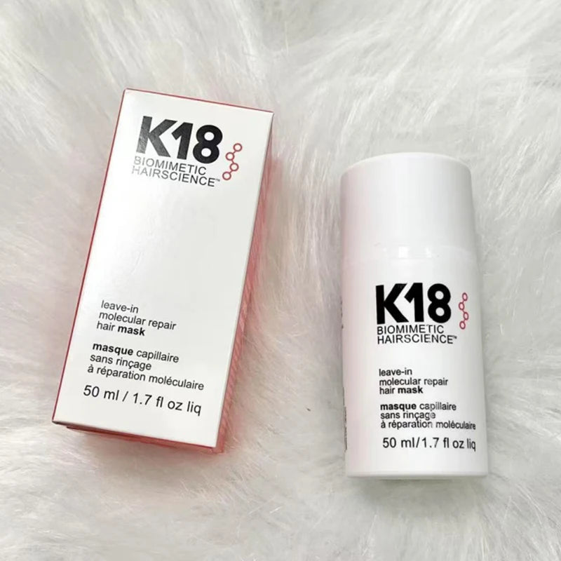 K18 Leave-In Molecular Repair Hair Mask – Deep Conditioning & Keratin