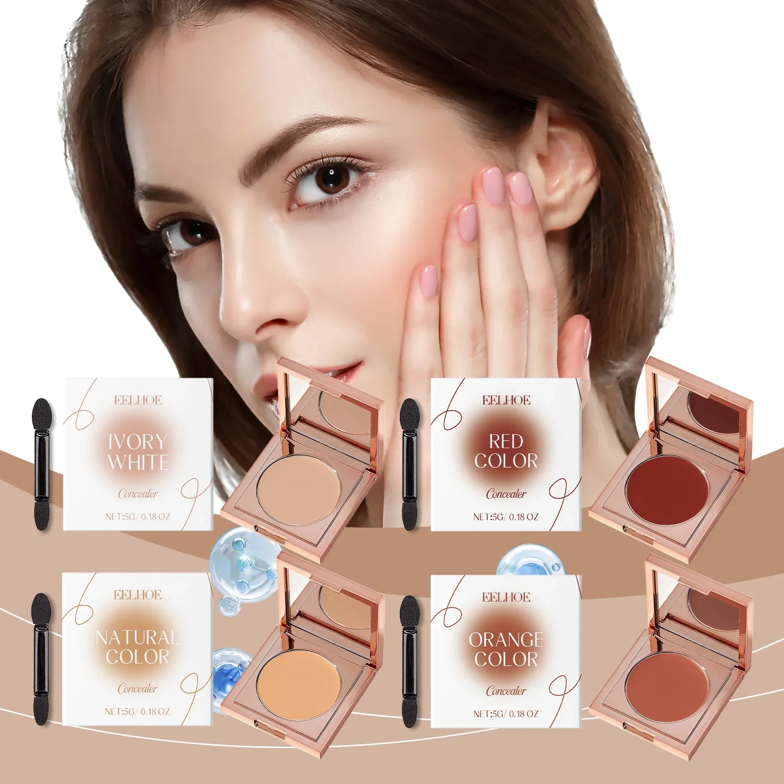 Long-Lasting Natural Coverage Cream Concealer