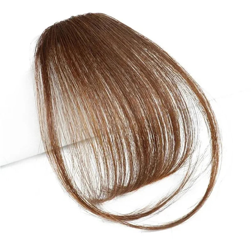WIGSIN Clip-In Synthetic Bangs – Short Straight Hairpiece