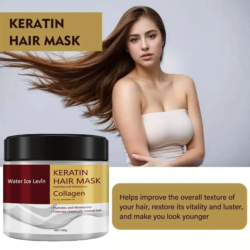 Collagen Keratin Hair Mask – Deep Repair & Moisturizing