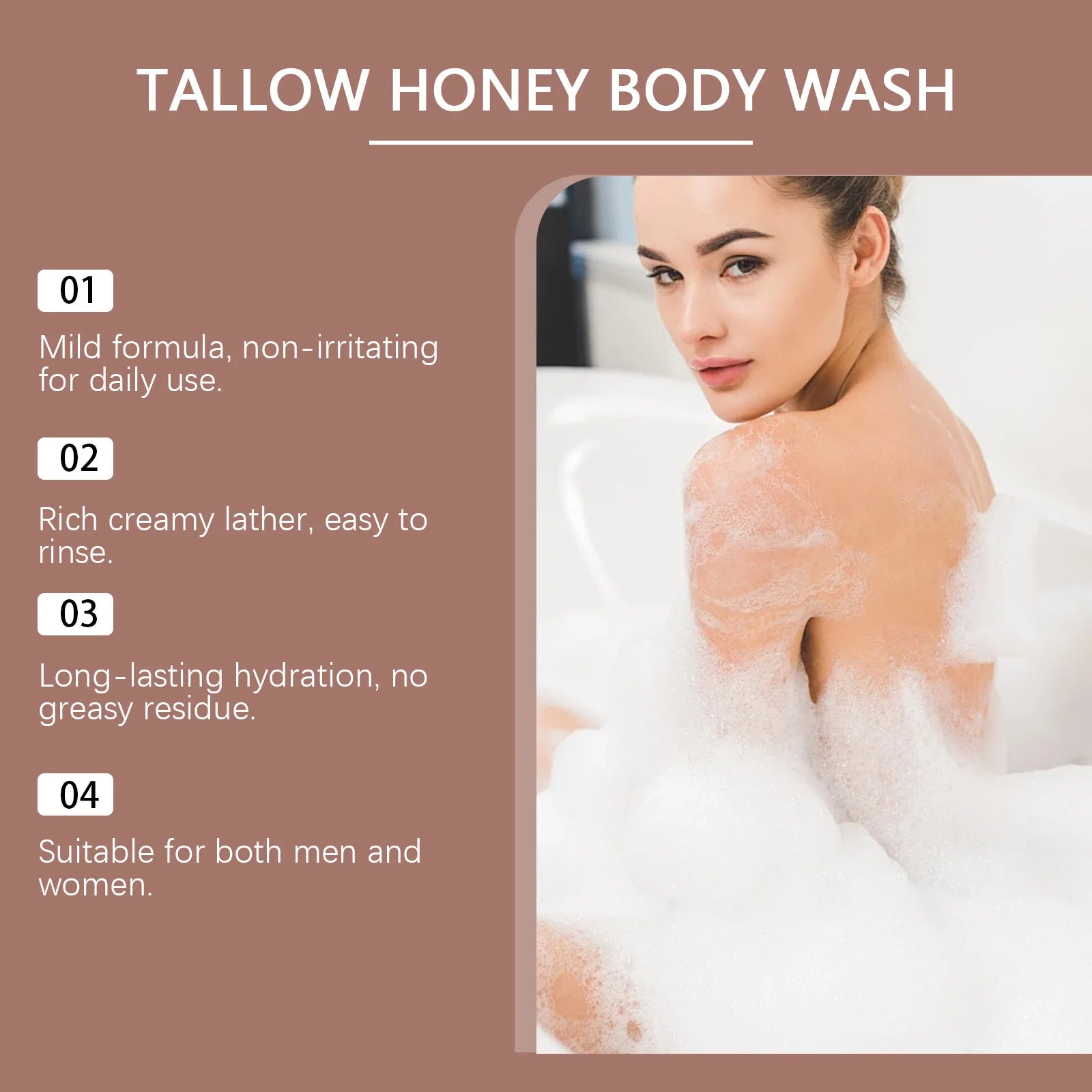 Tallow & Honey Body Wash - 16oz