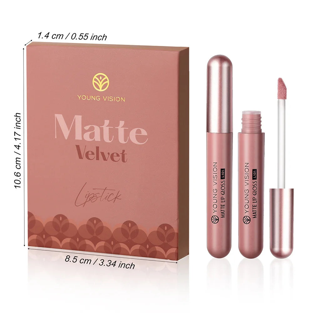 The Velvet Muse Collection: Set of 6 Matte Liquid Lipsticks