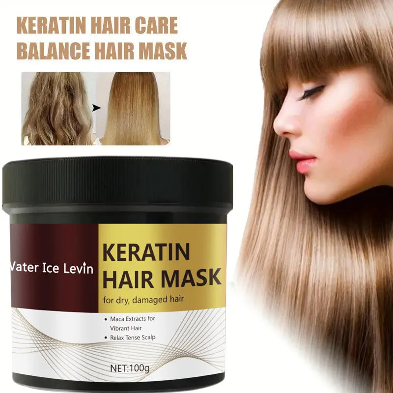 Keratin Hair Mask – 5-Second Deep Repair Treatment