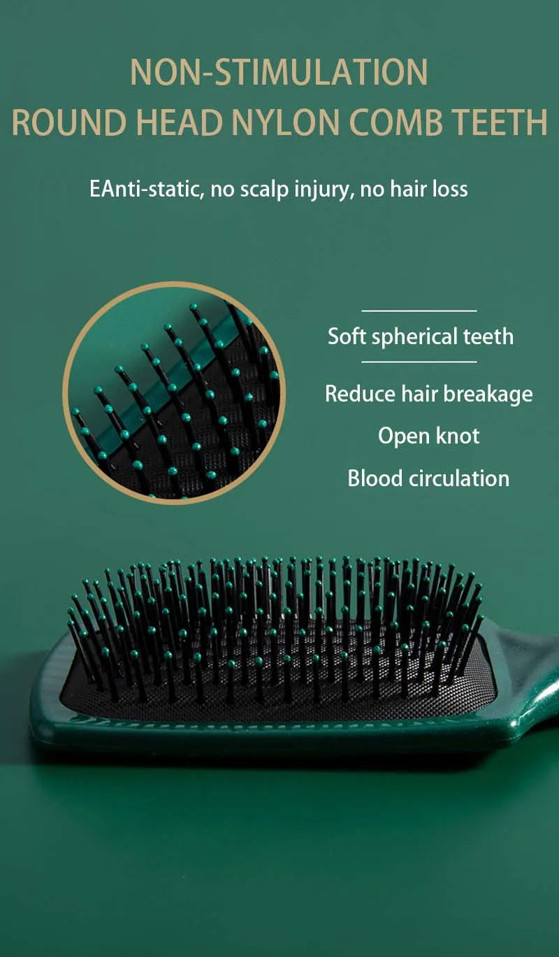 KLINA Air Cushion Hair Comb – Detangle & Scalp Massage Brush