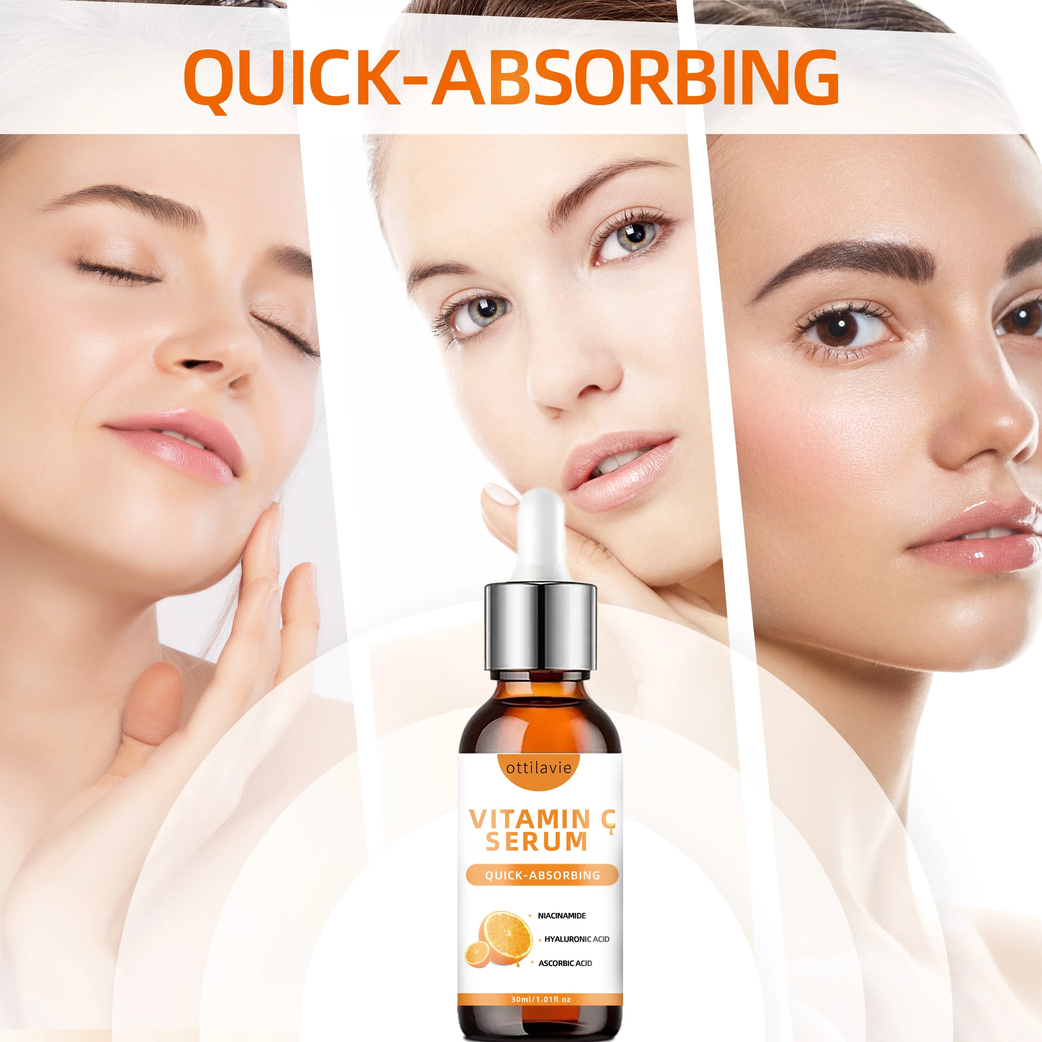 Vitamin C + Hyaluronic Acid 24H Glow Serum