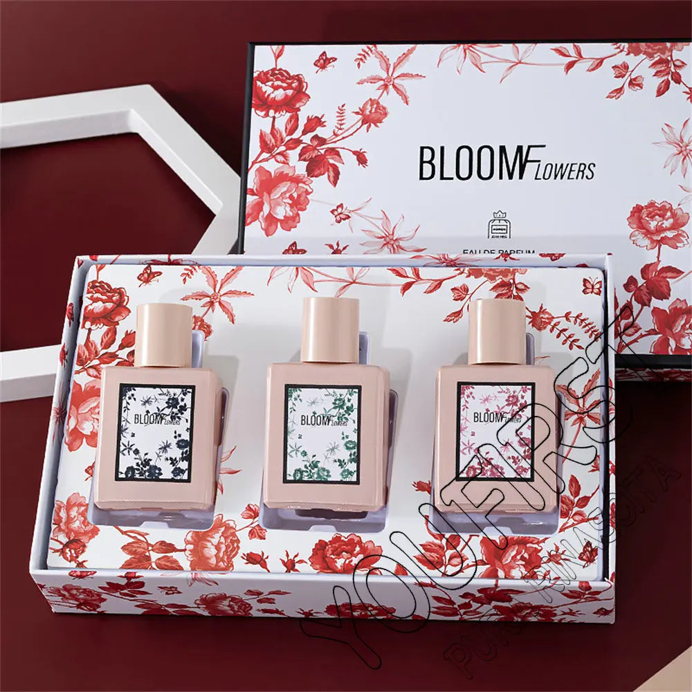 Women’s Perfume Gift Set – 3pcs, 90ML Floral Lasting Fragrance