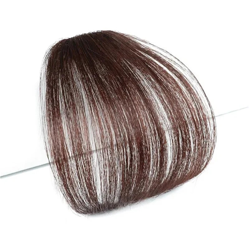 WIGSIN Clip-In Synthetic Bangs – Short Straight Hairpiece