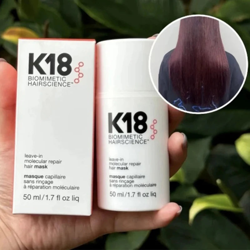 K18 Leave-In Molecular Repair Hair Mask – Deep Conditioning & Keratin