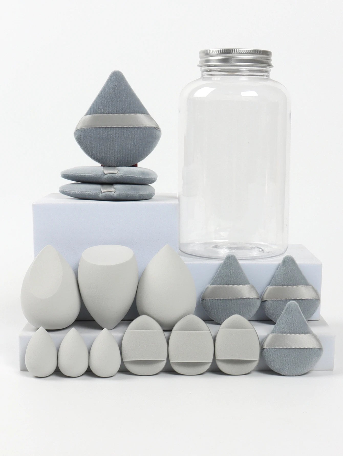 The Glow-Up Bundle: 15-Piece Precision Sponge & Powder Puff Collection