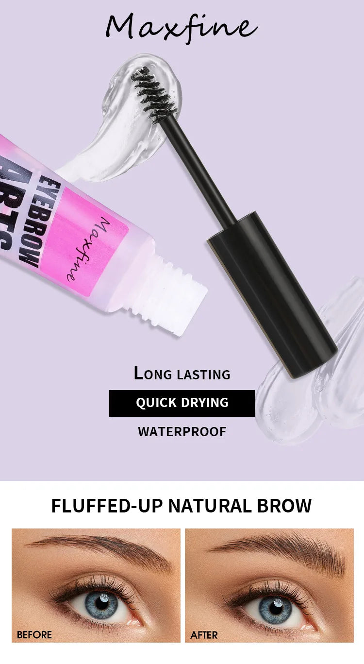 Clear Sculpt & Hold Eyebrow Gel – 24H Waterproof Brow Laminator
