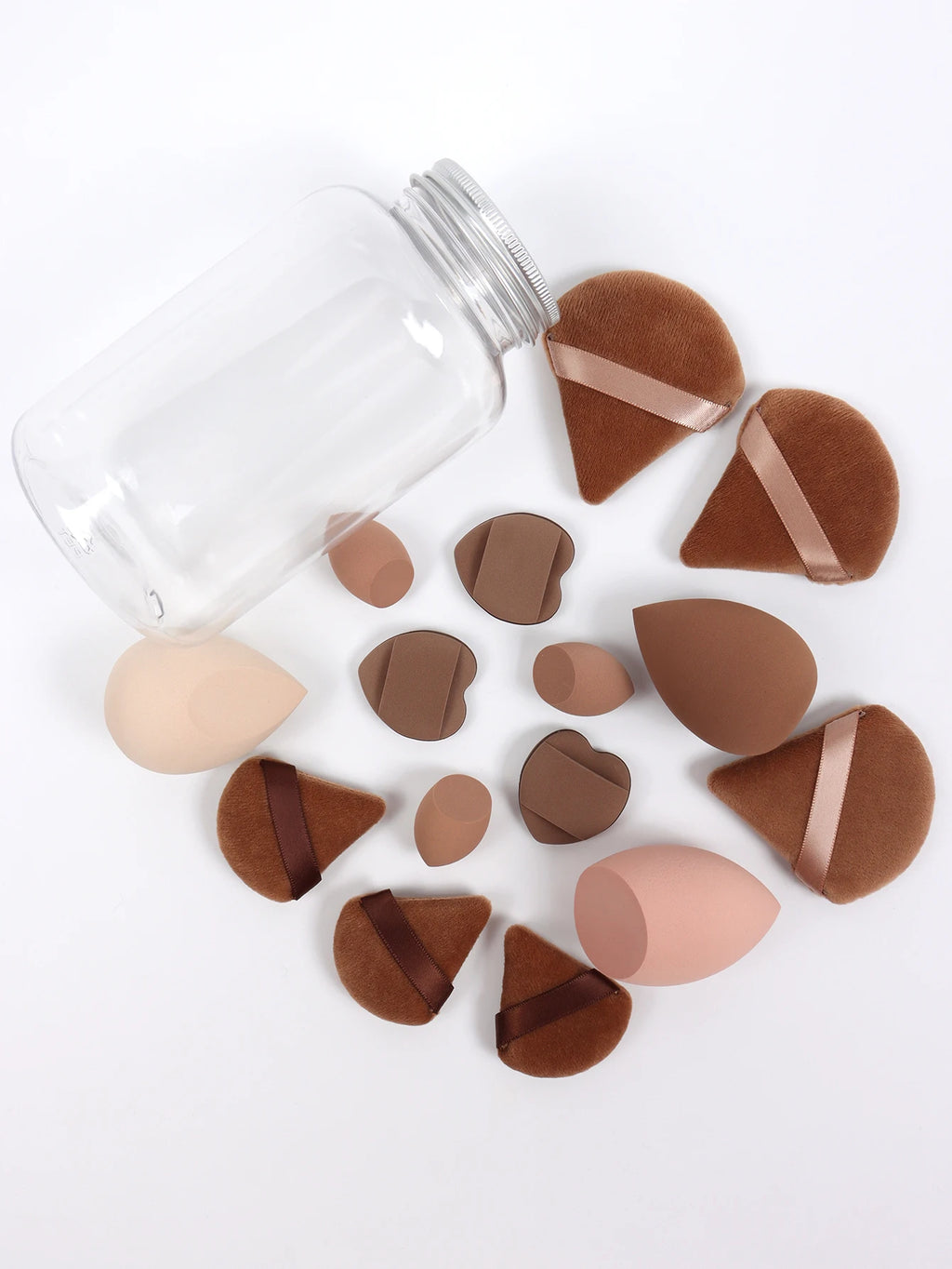 The Glow-Up Bundle: 15-Piece Precision Sponge & Powder Puff Collection