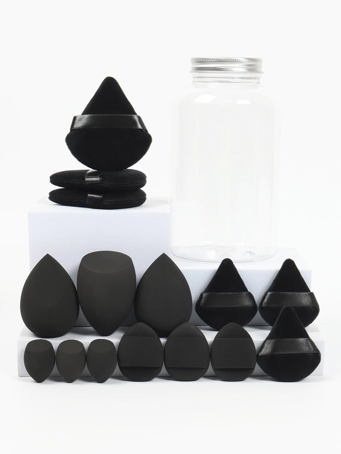 The Glow-Up Bundle: 15-Piece Precision Sponge & Powder Puff Collection