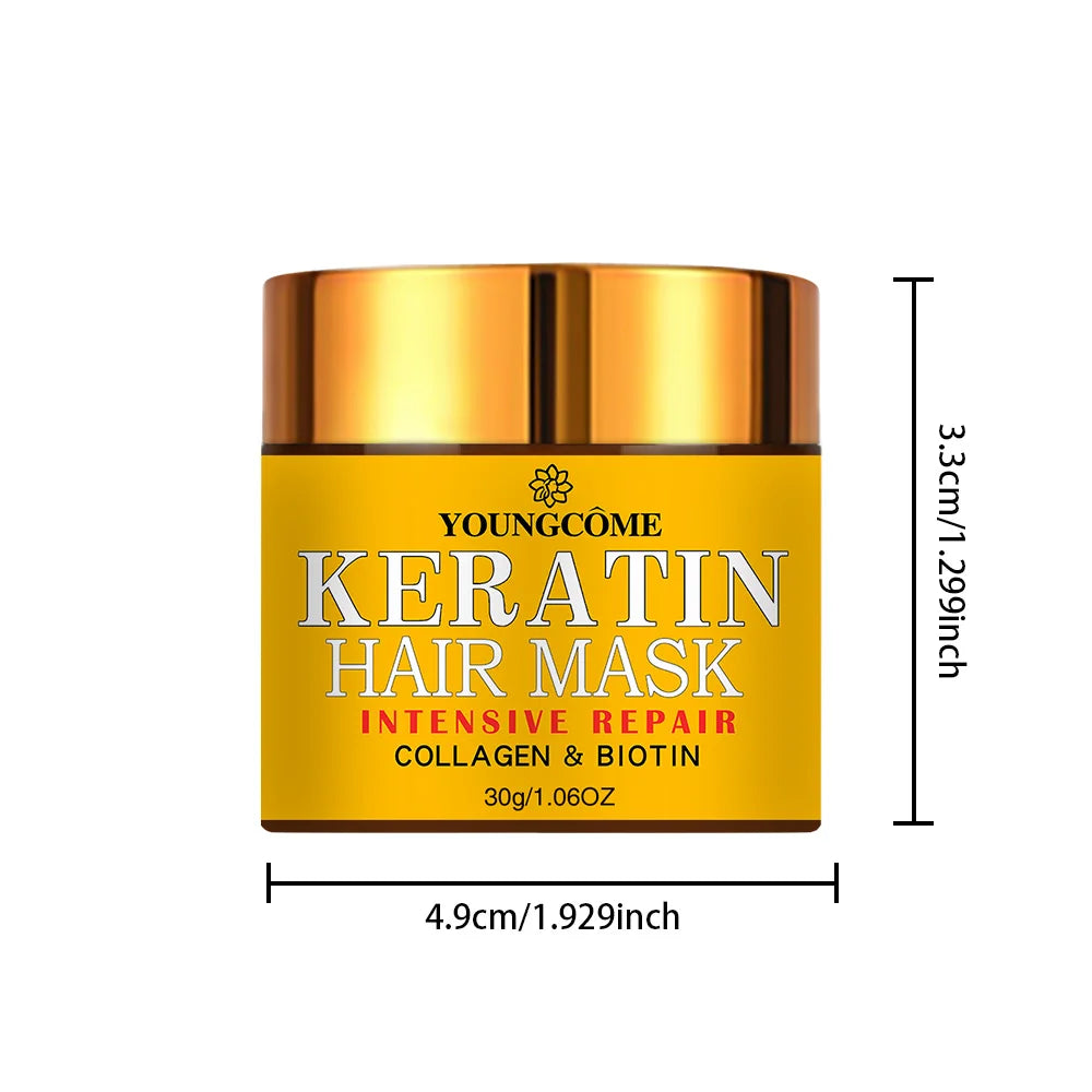 Biotin Collagen Keratin Hair Mask – Deep Repair & Nourishment