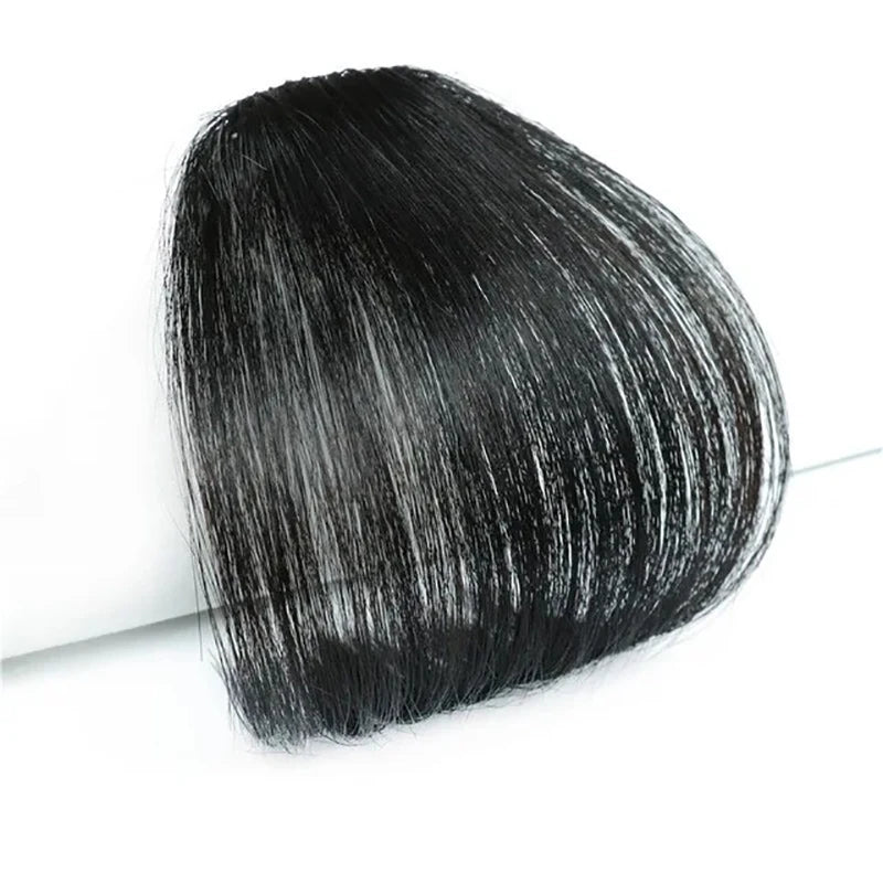 WIGSIN Clip-In Synthetic Bangs – Short Straight Hairpiece