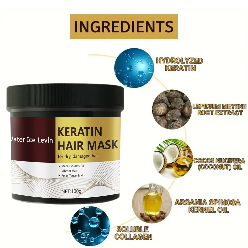Keratin Hair Mask – 5-Second Deep Repair Treatment