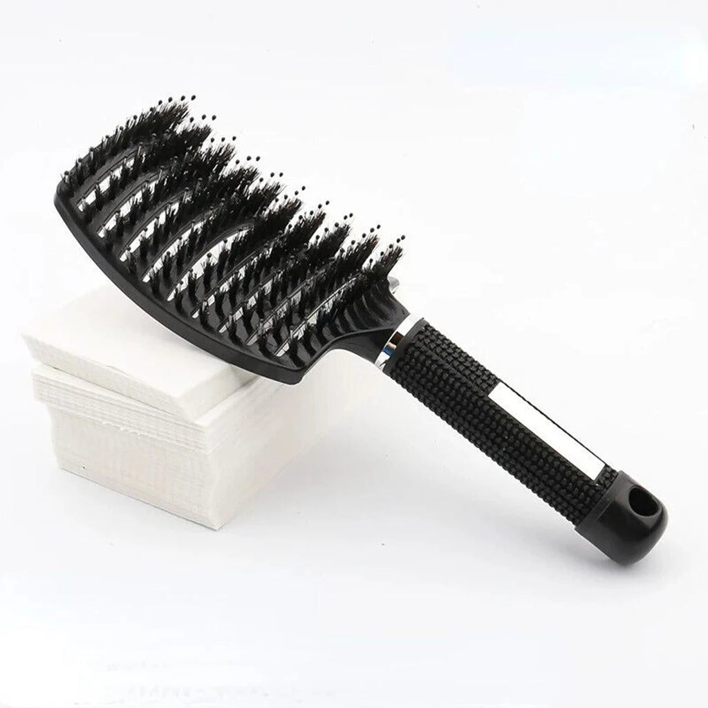 Boar & Nylon Hair Brush – Scalp Massage & Detangling