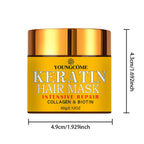 Biotin Collagen Keratin Hair Mask – Deep Repair & Nourishment