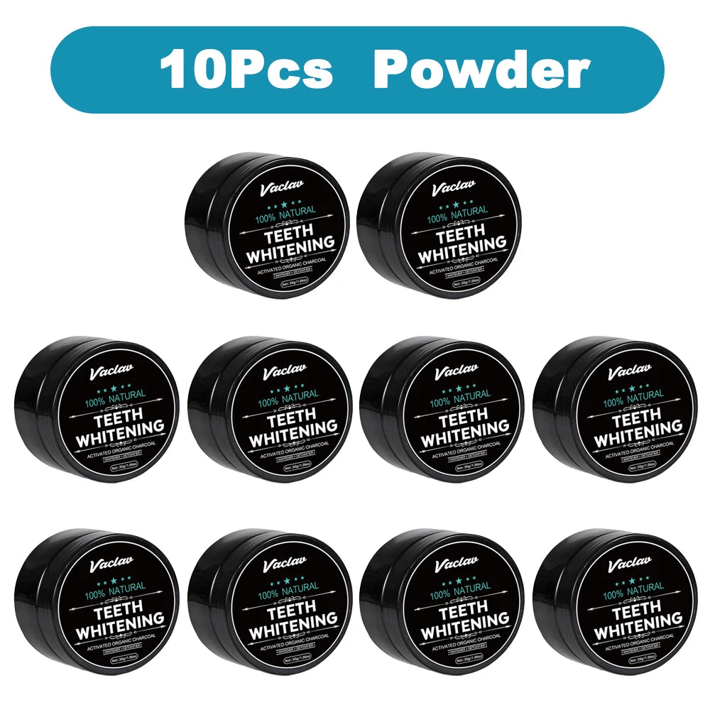 Vaclav Activated Charcoal Teeth Whitening Powder