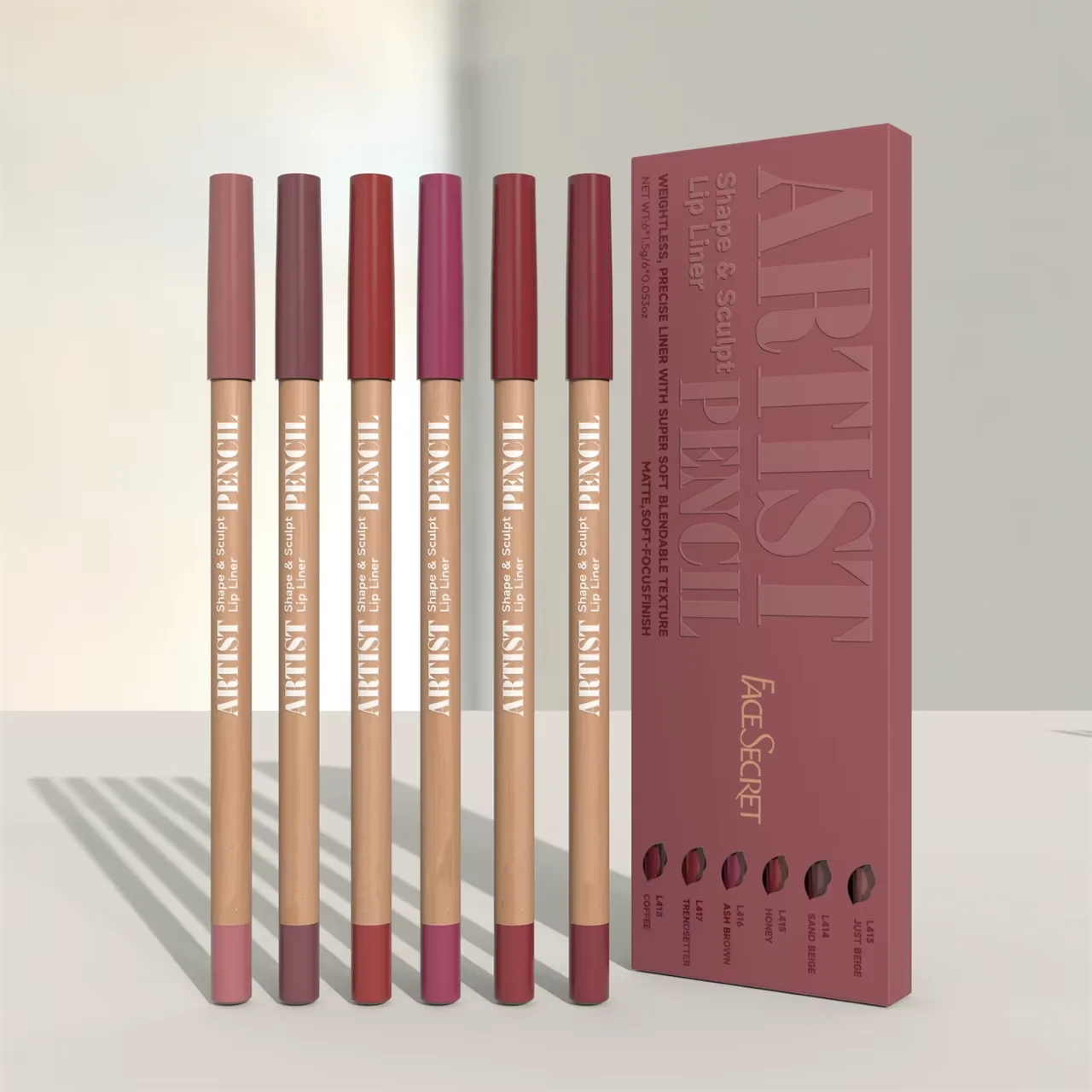 Face Secret Matte Lip Liner Set