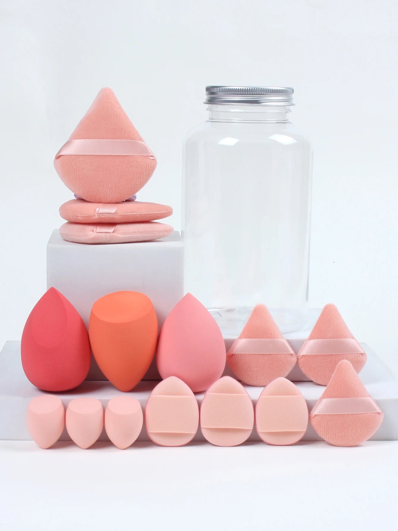 The Glow-Up Bundle: 15-Piece Precision Sponge & Powder Puff Collection