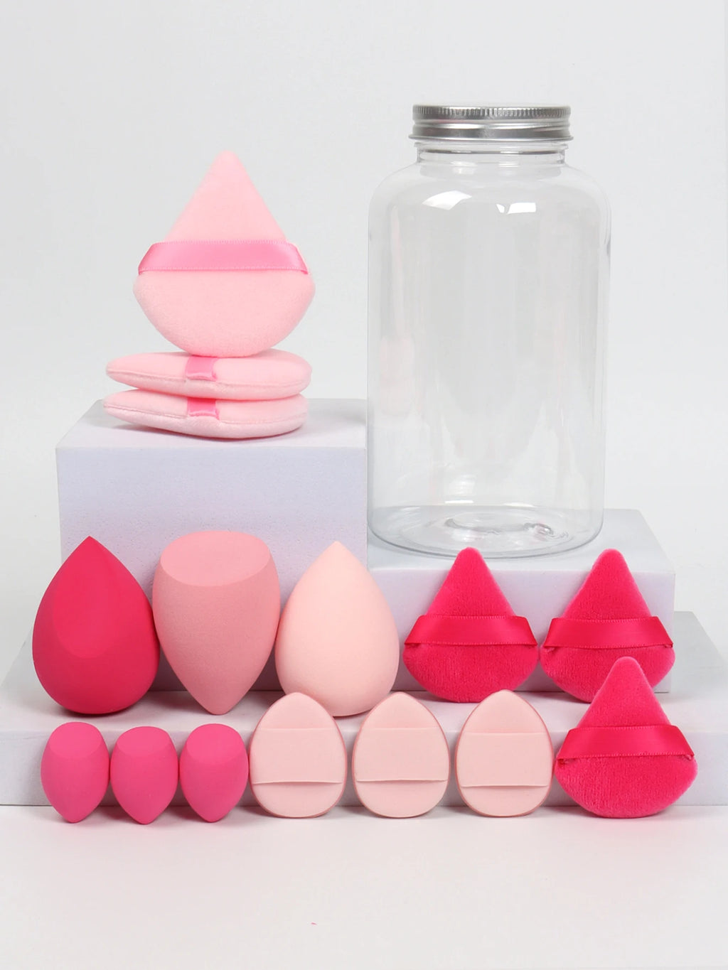 The Glow-Up Bundle: 15-Piece Precision Sponge & Powder Puff Collection