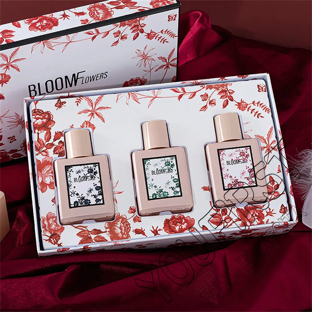 Women’s Perfume Gift Set – 3pcs, 90ML Floral Lasting Fragrance