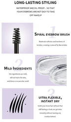 Clear Sculpt & Hold Eyebrow Gel – 24H Waterproof Brow Laminator