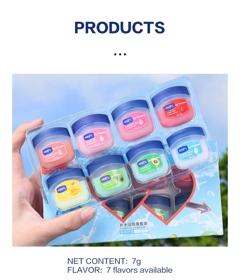 Moisturizing Lip Balm Set (4–8pcs)