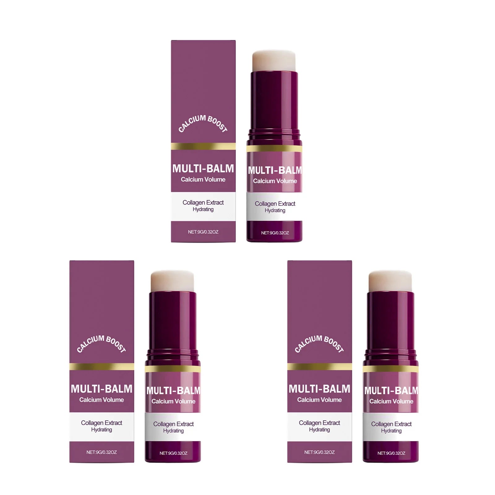 Collagen Multi Balm Stick – Calcium Firming & Deep Hydration for Face, Eyes & Neck