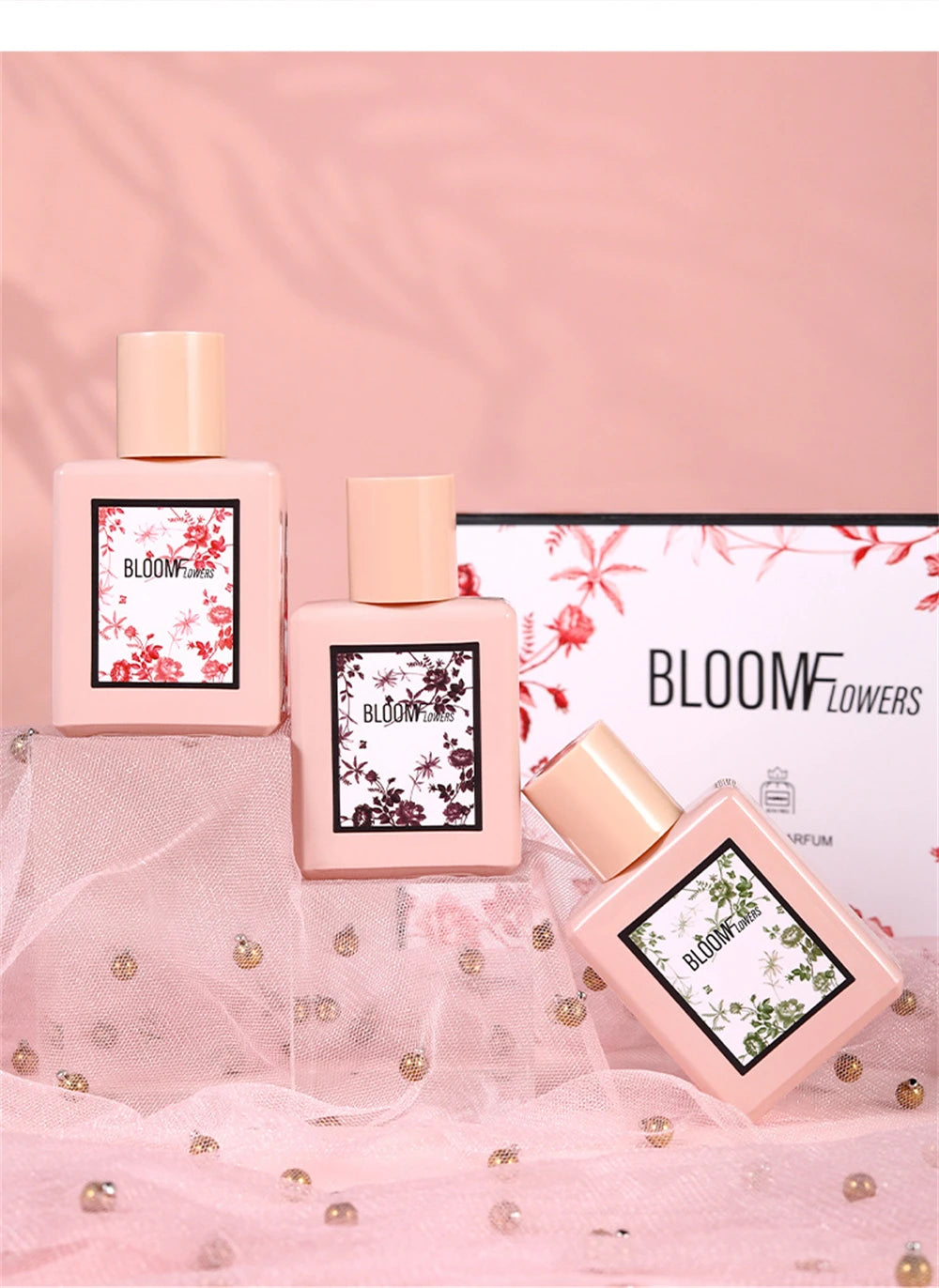 Women’s Perfume Gift Set – 3pcs, 90ML Floral Lasting Fragrance
