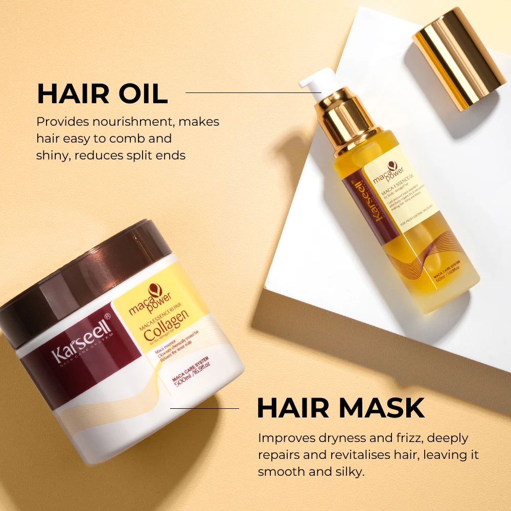 Karseell Collagen Hair Treatment Set – Deep Repair & Nourishing Hair Care