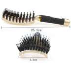 Boar & Nylon Hair Brush – Scalp Massage & Detangling