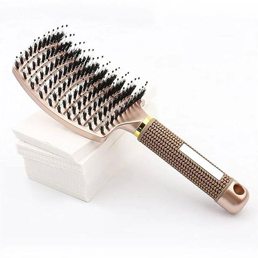 Boar & Nylon Hair Brush – Scalp Massage & Detangling