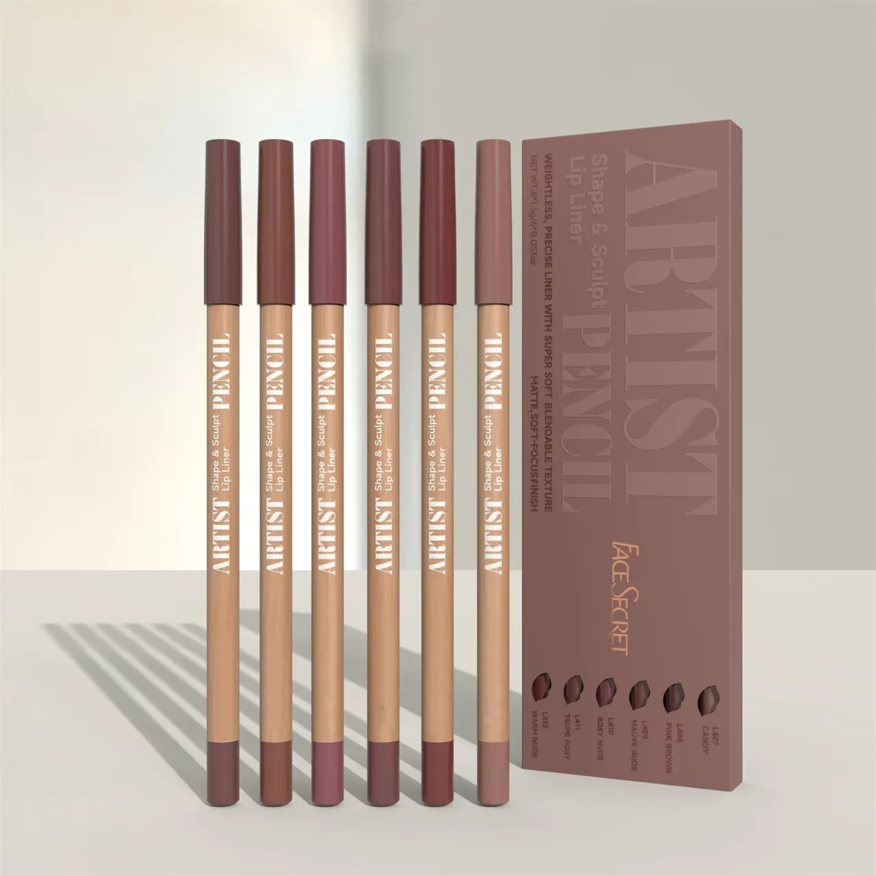Face Secret Matte Lip Liner Set
