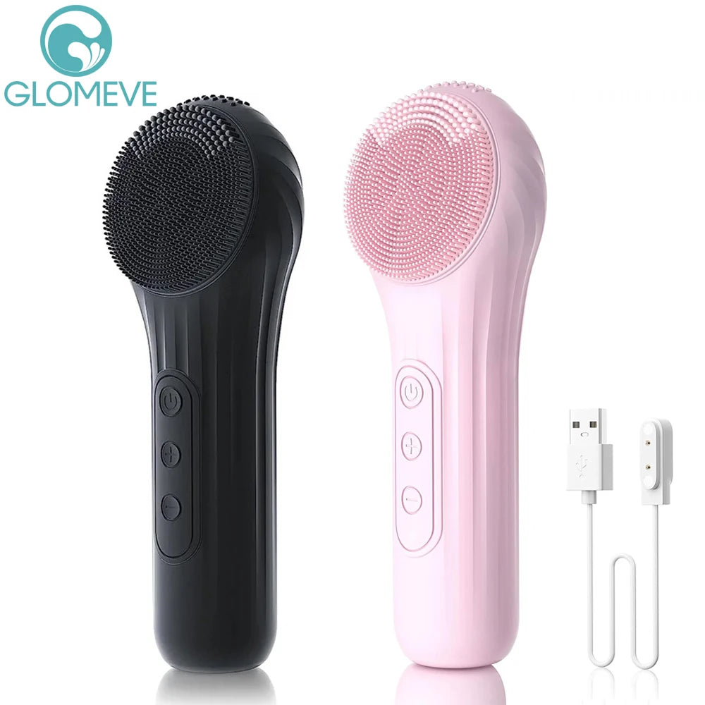 Sonic Glow Facial Cleansing Device – 100% Waterproof & Rechargeable