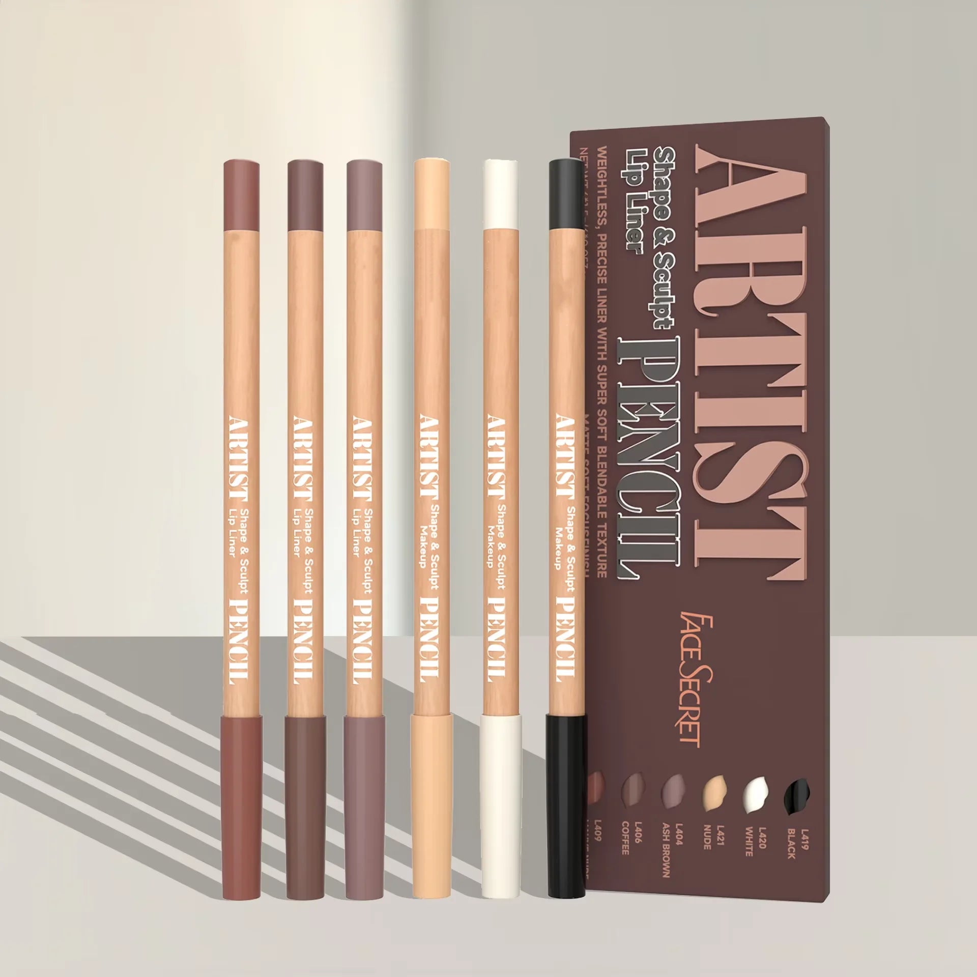 Face Secret Matte Lip Liner Set