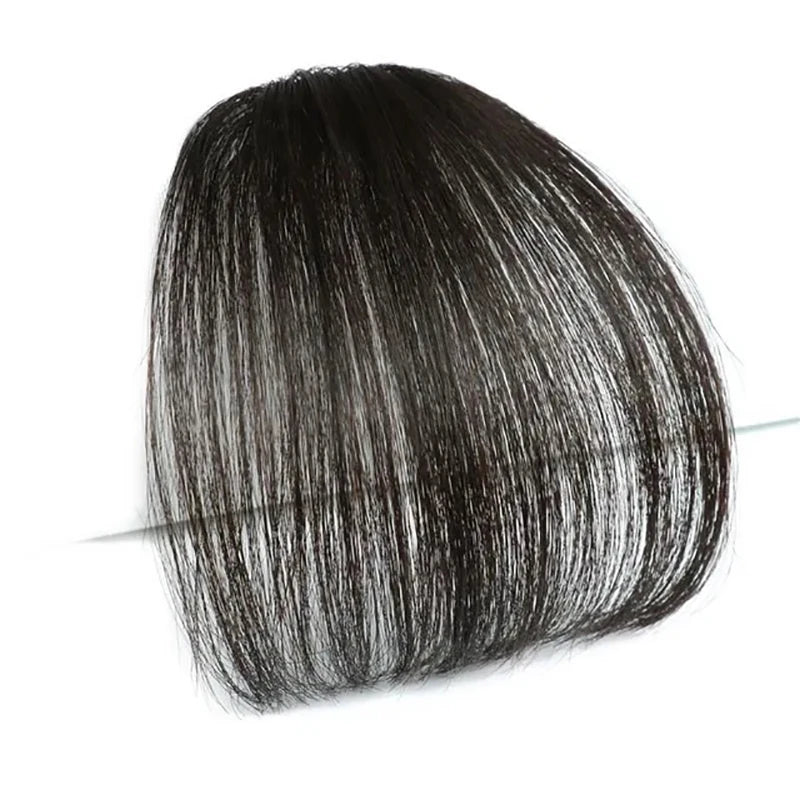 WIGSIN Clip-In Synthetic Bangs – Short Straight Hairpiece