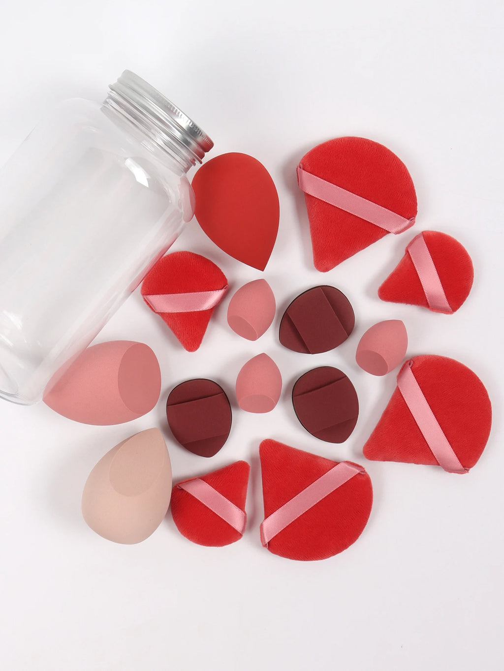 The Glow-Up Bundle: 15-Piece Precision Sponge & Powder Puff Collection