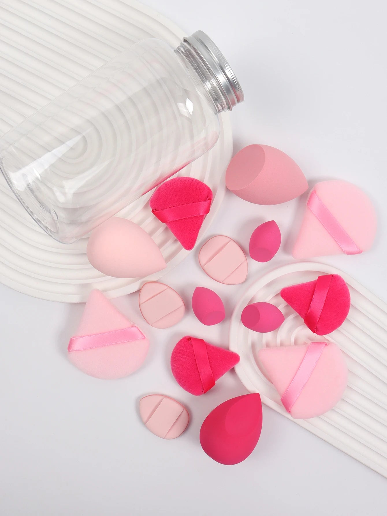 The Glow-Up Bundle: 15-Piece Precision Sponge & Powder Puff Collection