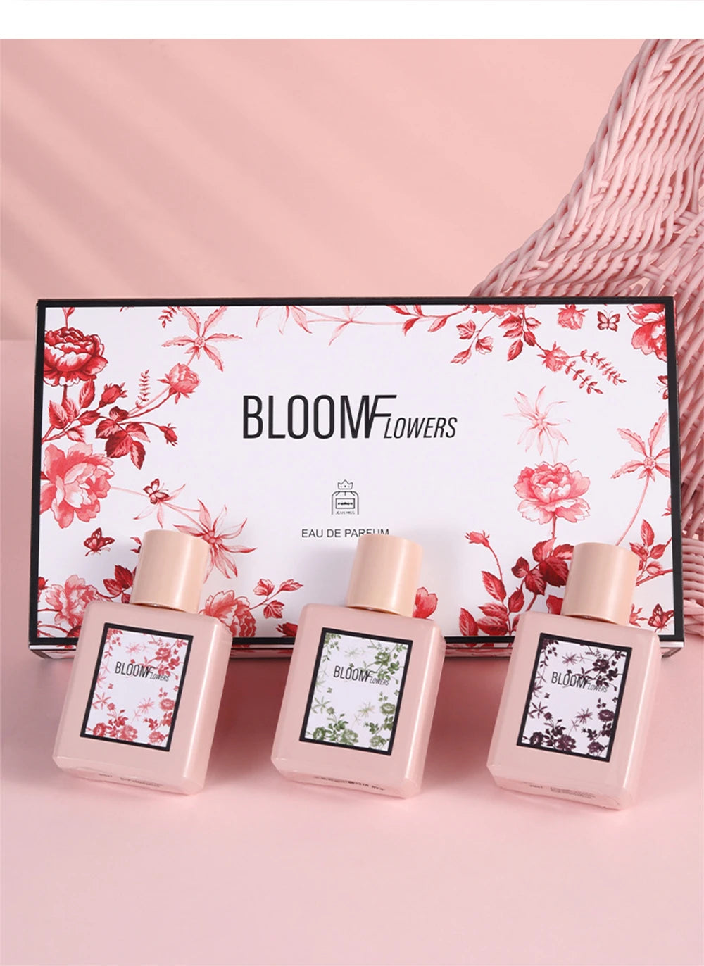 Women’s Perfume Gift Set – 3pcs, 90ML Floral Lasting Fragrance