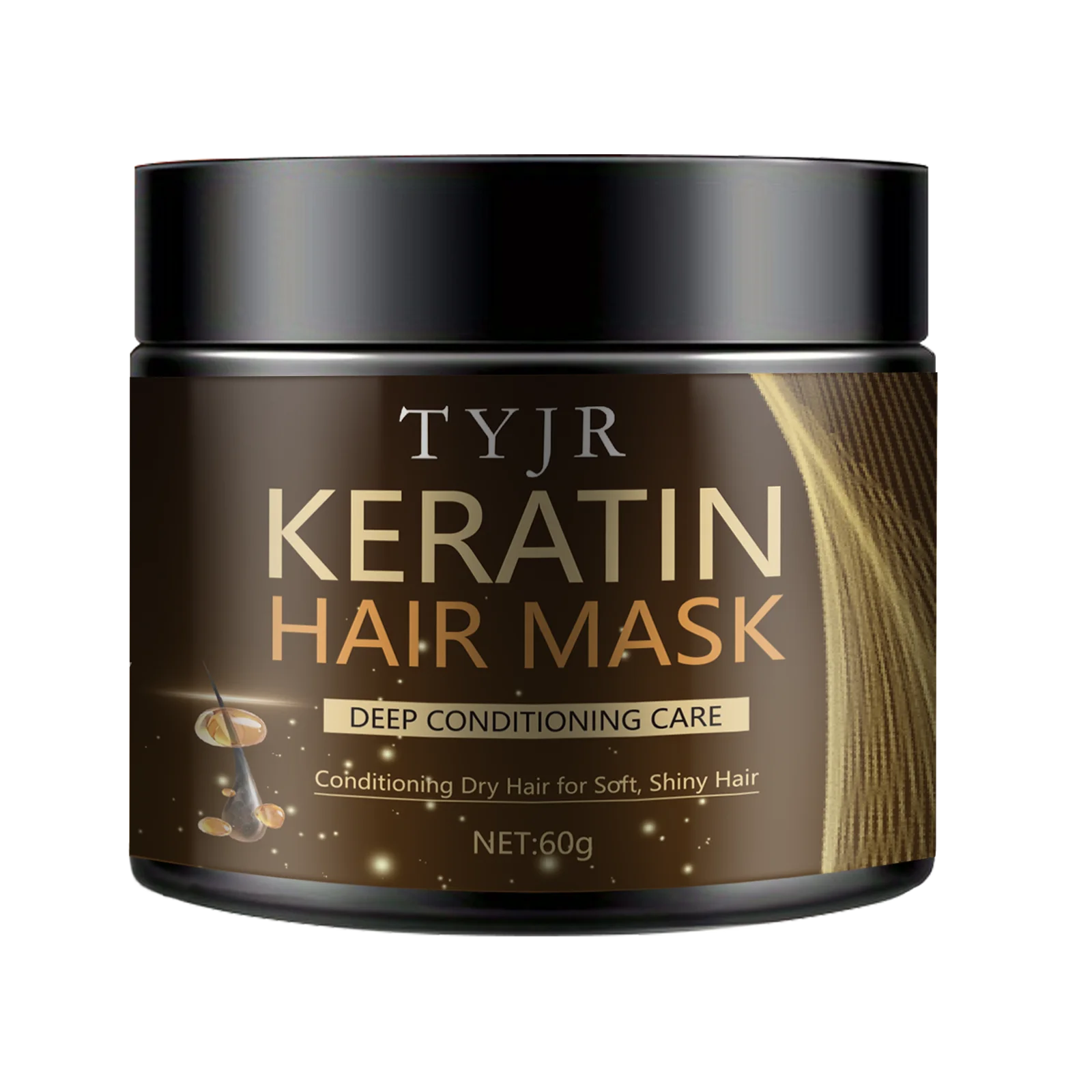 Keratin Hair Mask – 5-Second Deep Repair Treatment