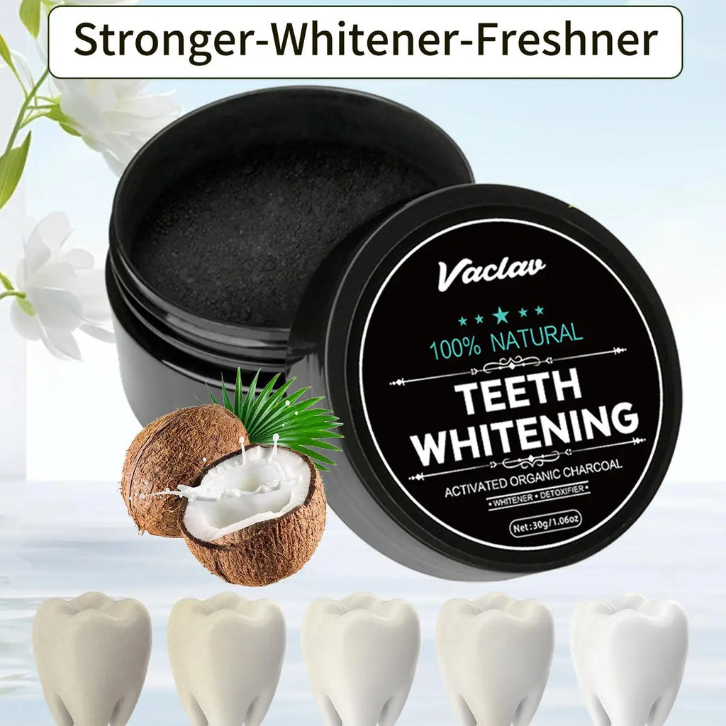 Vaclav Activated Charcoal Teeth Whitening Powder